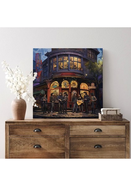 Geceye Melodi Kanvas Tablo fiyatları