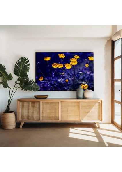 Sarı Çiçekleri Tarlası Kanvas Tablo
