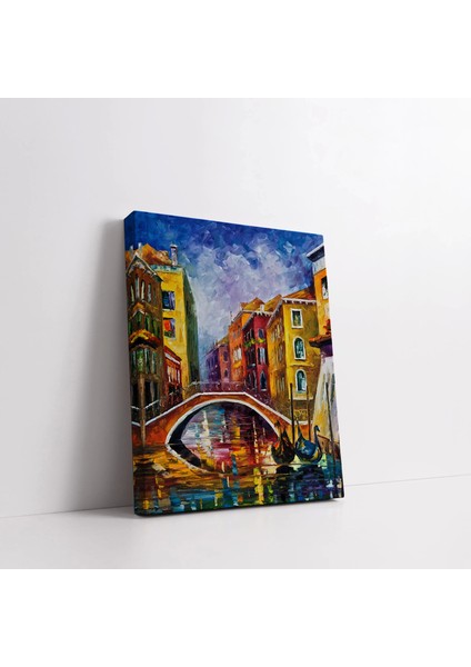 Aşk Köprüsünden Yansımalar Kanvas Tablo modelleri