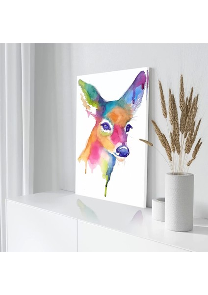 Renkli Ceylan Kanvas Tablo modelleri