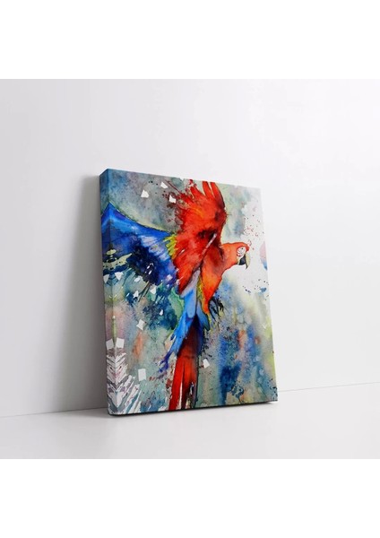 Kızıl Papağan Kanvas Tablo fiyatları