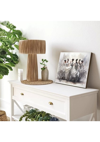 Siyah Beyaz Balerinler Kanvas Tablo fiyatları