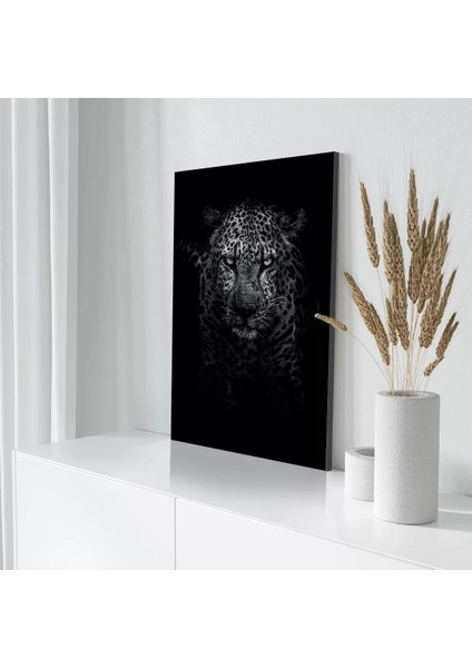 Karanlıktan Gelen Kaplan Kanvas Tablo modelleri