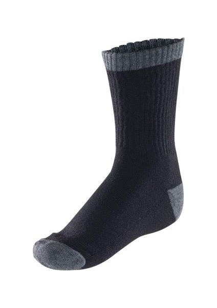 Çocuk Termal Çorap 2. Seviye 2'li Paket 9996 - Siyah Antra modelleri