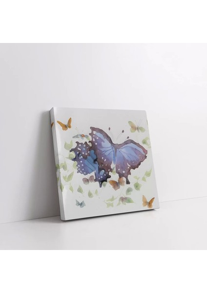 Azur Kelebekler Kanvas Tablo fiyatları