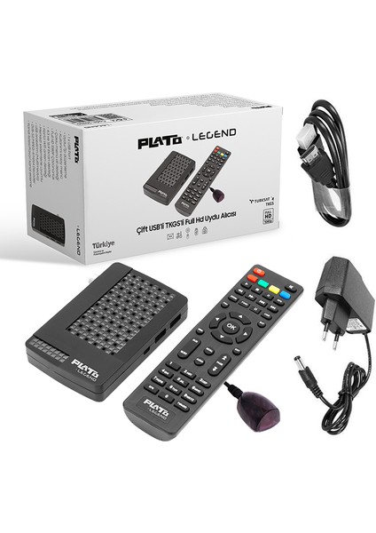 Plato Legend Çift Usbli Tkgsli Mını Hd Uydu Alıcısı (4767) - MCT5335-8020