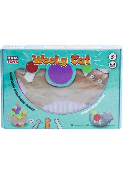 5672 Wooly Cat Kedi Oyunu -Kumtoys