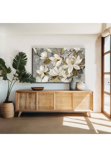 Manolya Çiçeği Kanvas Tablo