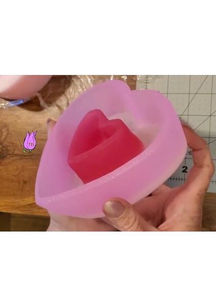 Kalp Saksı Silikon Kalıp K-578 fiyatları