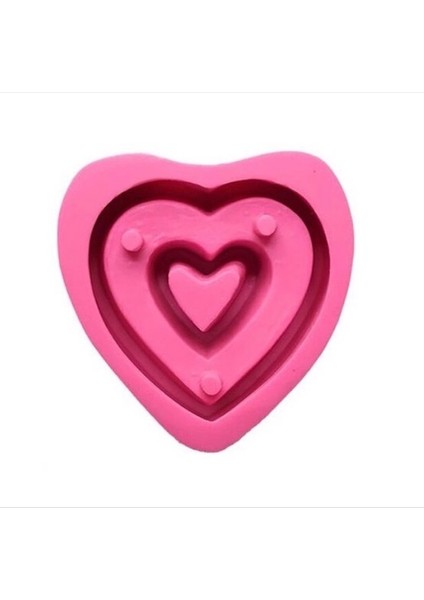 Kalp Saksı Silikon Kalıp K-578 modelleri
