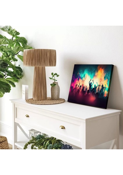 Neon Dansçılar Kanvas Tablo fiyatları