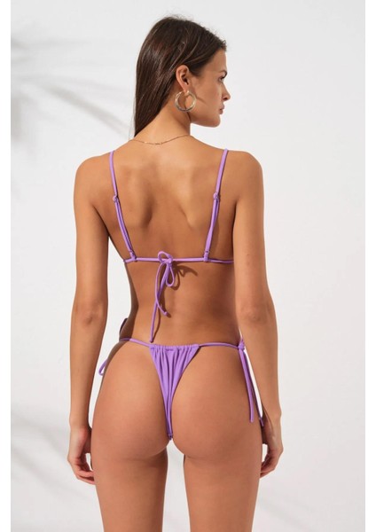 Üçgen Brazilian Bikini Takım Mor 231245 fiyatları