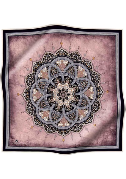 Tivil İpek Eşarp 17376 - 0019 - 0001 Lila Karışık Desen fiyatları