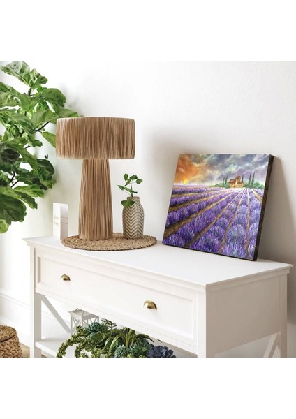 Lavanta Tarlalarının Büyüsü Kanvas Tablo modelleri