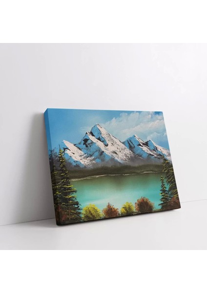 Buzul Göl Sükuneti Kanvas Tablo modelleri