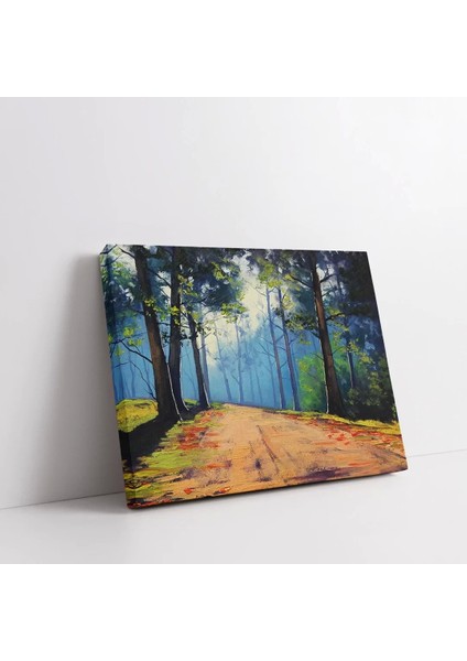 Sisli Orman Yolu Kanvas Tablo fiyatları