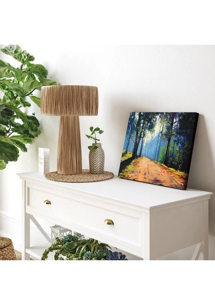 Sisli Orman Yolu Kanvas Tablo modelleri