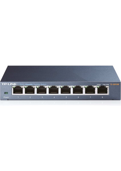 TL-SG108 8 Port 10-100-1000 Mbps Switch Çelik Kasa