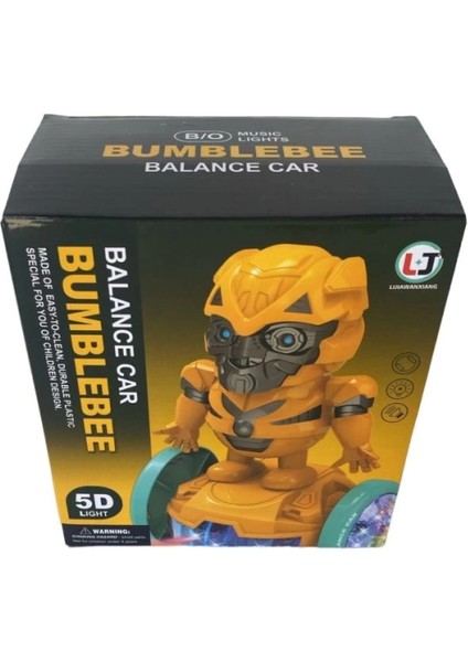 Psj Kutulu Işıklı Scooterli Robot