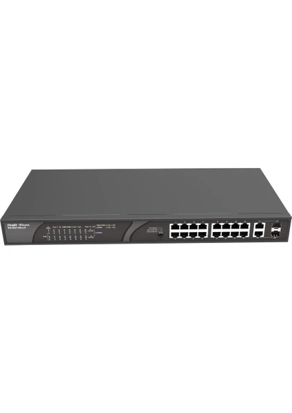 Reyee RG-ES118S-LP 16 Port Poe 2 Port Gigabit Uplink Rackmount Poe Switch