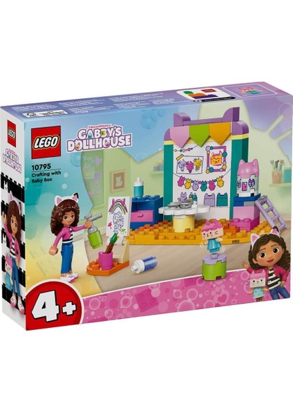 10795 LEGO Gabbynin Hayal Evi Karton Baby Box ile El Sanatları 60 Parça +4 Yaş