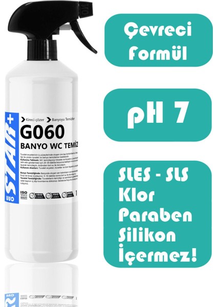 Güçlü Banyo Temizleyici ve Kireç Çözücü Sprey Mentol Kokusu 1000 ml fiyatları