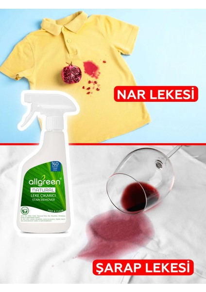 Ultra Güçlü Çok Amaçlı Bitkisel Leke Çıkarıcı Sprey 500 ml