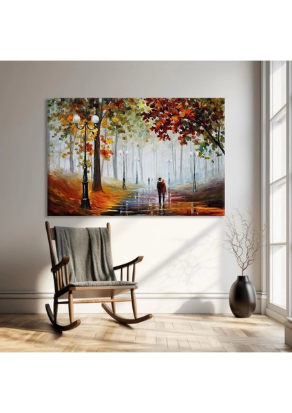 Yalnız Yürüyüş Kanvas Tablo