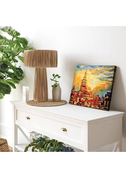 Gün Batımı Şehri Kanvas Tablo modelleri