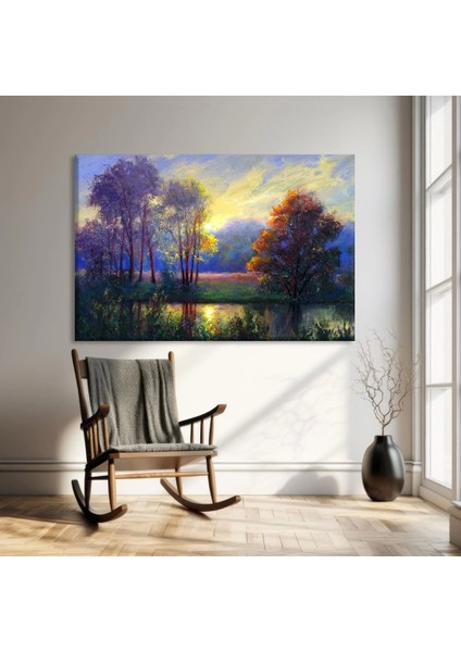 Alacakaranlık Ormanı Kanvas Tablo