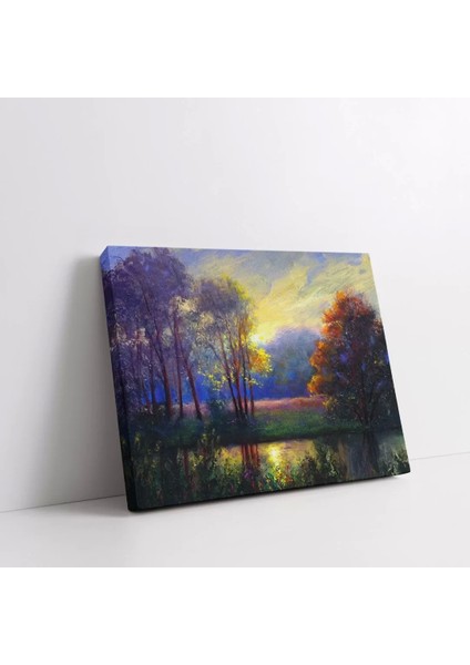 Alacakaranlık Ormanı Kanvas Tablo fiyatları