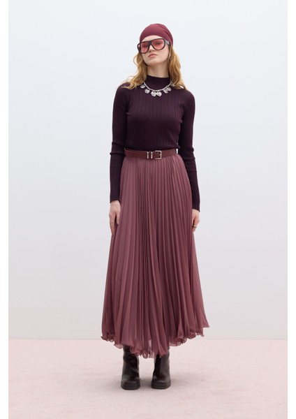 Pliseli Etek Gül Kurusu modelleri