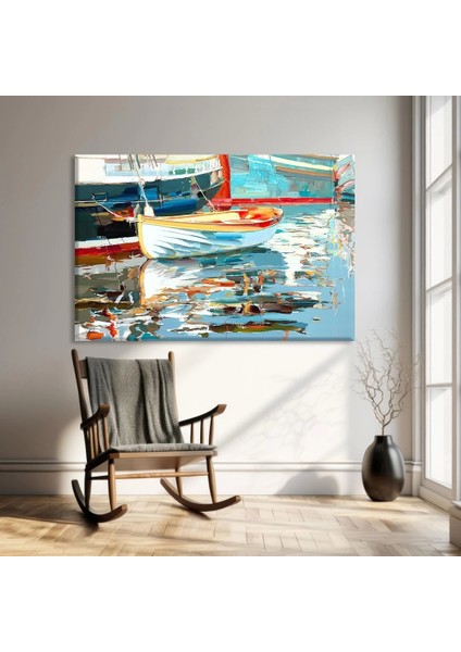 Limanın Renkleri Kanvas Tablo
