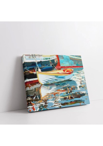 Limanın Renkleri Kanvas Tablo fiyatları