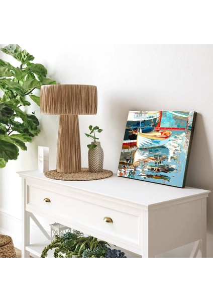 Limanın Renkleri Kanvas Tablo modelleri