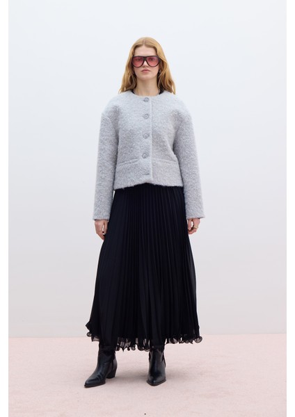 Pliseli Etek Siyah fırsatları