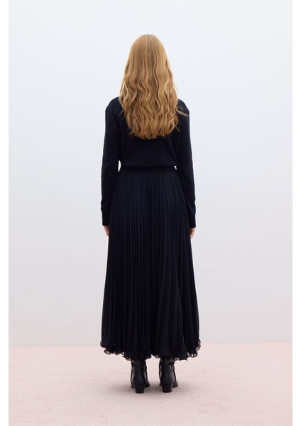 Pliseli Etek Siyah indirimleri