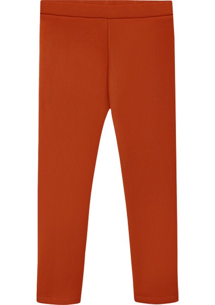 Kiremit Kız Çocuk Içi Pelüş Exstra Kalın Kışlık Tayt