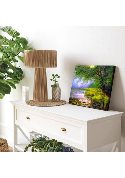 Sakin Nehir Kanvas Tablo modelleri