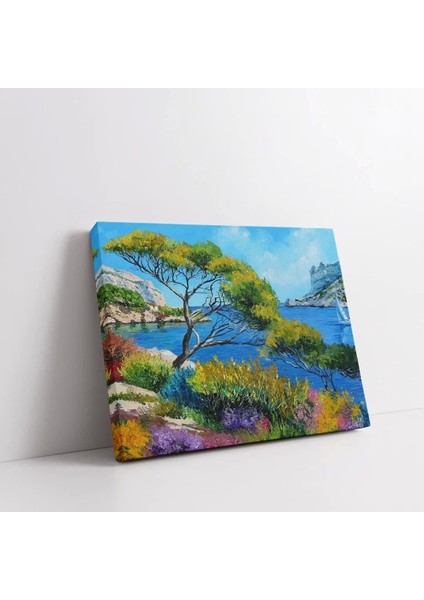 Kıyıdaki Zaman Kanvas Tablo fiyatları