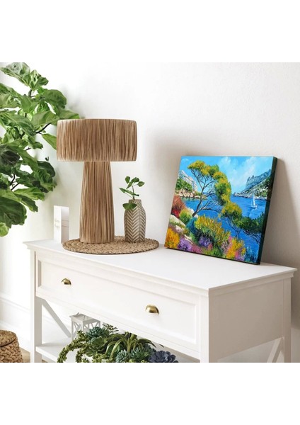 Kıyıdaki Zaman Kanvas Tablo modelleri