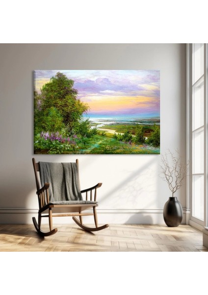 Gün Batımı Vadi Kanvas Tablo