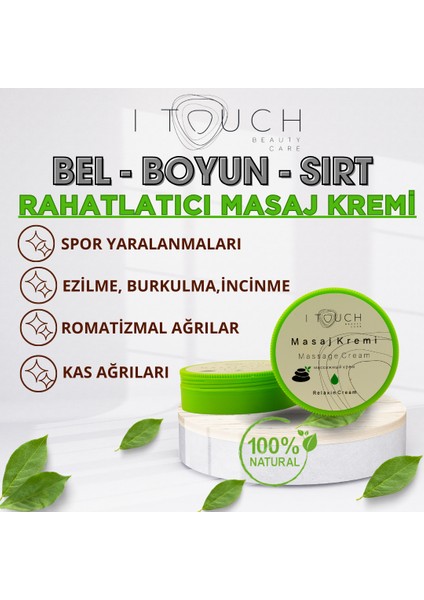 Beauty & Care Mentollü Masaj Kremi 150 ml ( Kas ve Kronik Spazm)