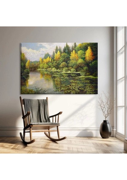 Göl Fısıltıları Kanvas Tablo