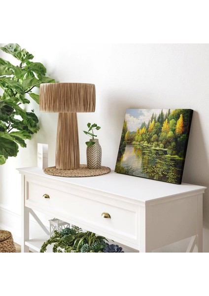 Göl Fısıltıları Kanvas Tablo modelleri