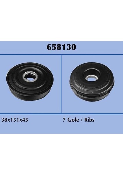 671 Krank Kasnağı 7 Kanal Master Iıı-Movano-Nissan NV400 2.3 Dcı-Cdtı M9T 8200805671