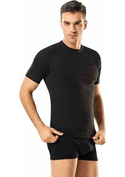 Erkek Renkli Sıfır Yaka Atlet 6'lı Ekonomik Paket SY0003 modelleri