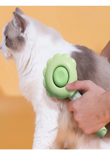 Tineke Basmalı Telli Su Sprey Hazneli Hayvan Kedi Köpek Fırçası Çift 2in 1 fırsatları
