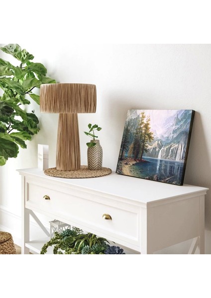 Dağ Göleti Kanvas Tablo modelleri