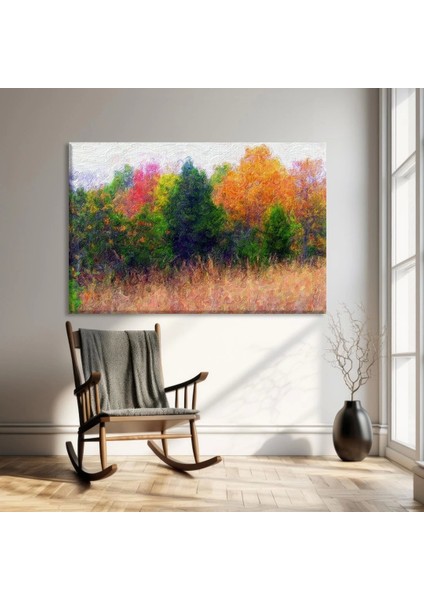 Renk Paleti Kanvas Tablo